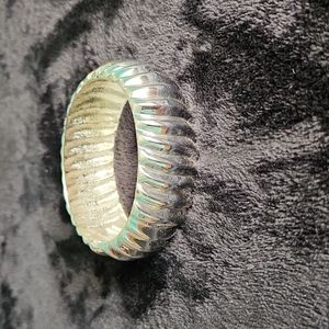 Silver cuff bracelet